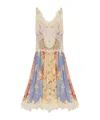 Zimmermann 'cascadian' Dress In Neutral
