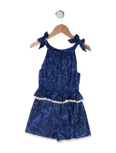Pre-owned Zimmermann Babies'  Sleeveless Dress In Blue