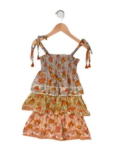 Pre-owned Zimmermann Babies' Sleeveless Dress In Orange