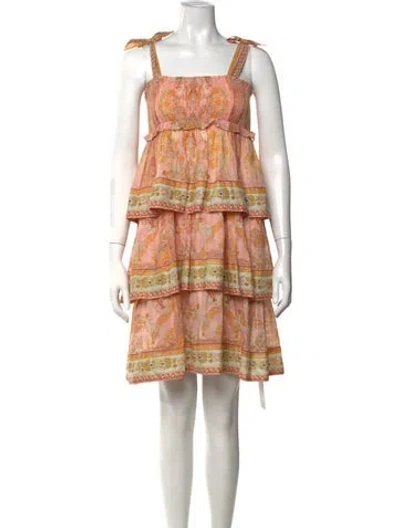 Pre-owned Zimmermann Kids' Sleeveless Dress In Pink