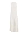 Zimmermann Wylie Open-knit Cotton Maxi Dress In White
