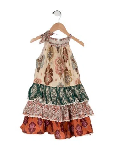 Pre-owned Zimmermann Babies'  Sleeveless Girls Dress W/tags W/tags In Multi