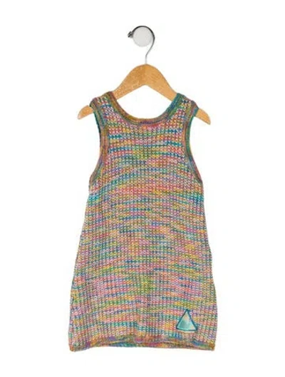Pre-owned Zimmermann Babies' Sleeveless Knit Dress In Pink