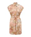 Zimmermann Illuminate Sleeveless Tunic Guava Morning In Nude