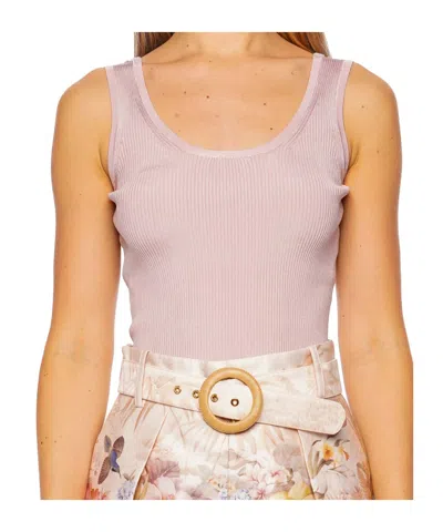 Zimmermann Sleeveless Vest In Pink