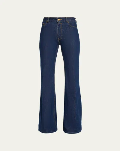 Zimmermann Slim Flare Jeans In Harbour Bl