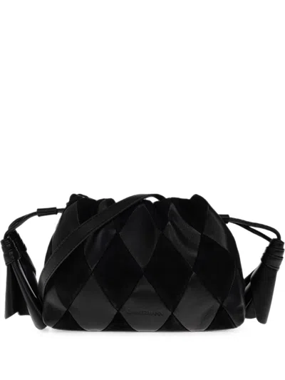 Zimmermann Small Cloud 91 Patchwork Bucket Bag In Black