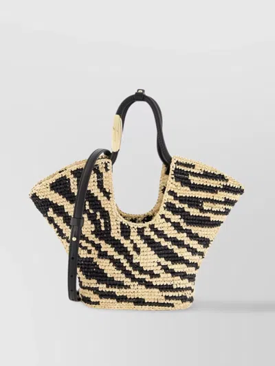 ZIMMERMANN SMALL WOVEN RAFIA TOTE