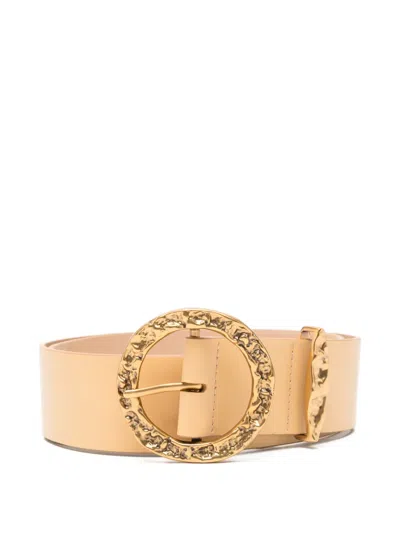 Zimmermann Solena Buckled Belt In Neutral