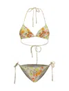 Zimmermann Multicolor Polyamide Bikini In Multi