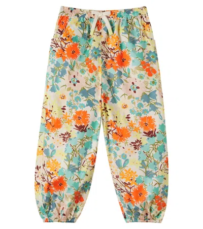 Zimmermann Solstice Floral Cotton Pants In Multi