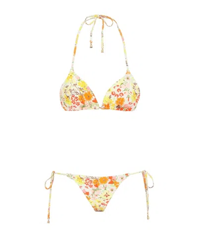 Zimmermann Solstice Mini Tri Bikini In Multi