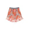 Zimmermann Spliced Floral-print Ruffle-detail Skirt