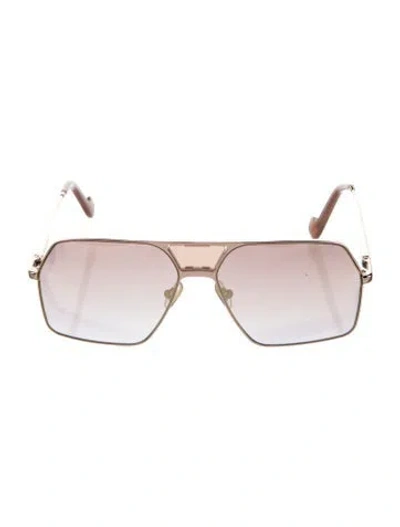 Pre-owned Zimmermann Square Gradient Sunglasses In Pink