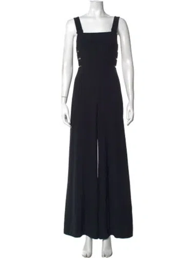 Pre-owned Zimmermann Square Neckline Jumpsuit In Blue