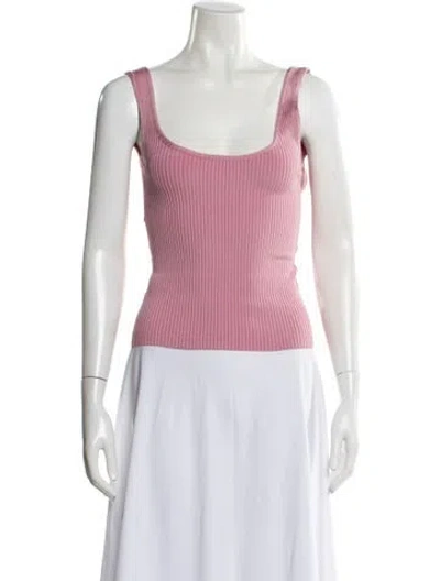 Pre-owned Zimmermann Square Neckline Sleeveless Top In Pink