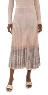 Zimmermann Story 1 Mouline Midi Skirt Pink Multi In Pink Multi