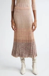 Zimmermann Story 1 Mouline Midi Skirt Pink Multi In Pink Multi