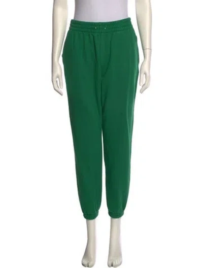 Pre-owned Zimmermann Straight Leg Pants In Green