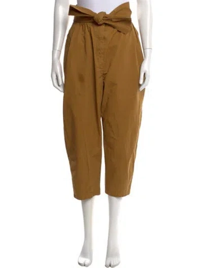 Pre-owned Zimmermann Straight Leg Pants In Neutral