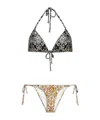 Zimmermann Wylie Spliced Printed Bikini In Multicolor