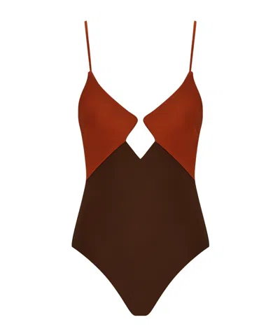 ZIMMERMANN ASTER CUT-OUT SWIMSUIT