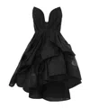 Zimmermann Illuminate Draped Mini Dress In Black