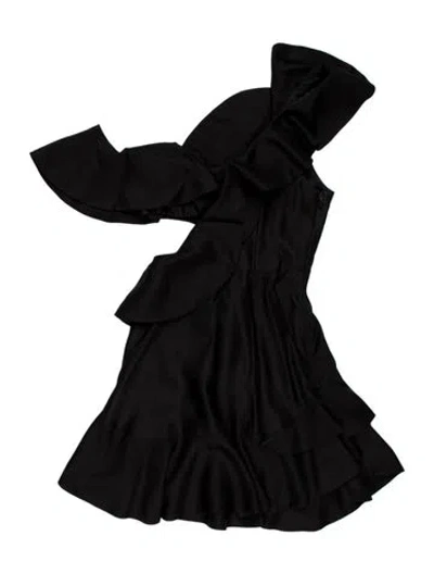 Pre-owned Zimmermann Strapless Mini Dress In Black