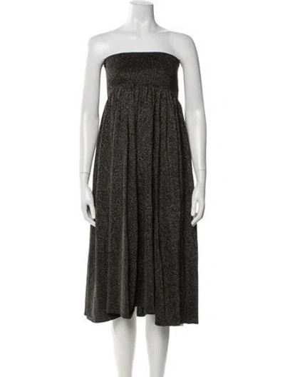 Pre-owned Zimmermann Strapless Mini Dress In Green