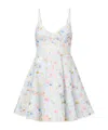 Zimmermann Lucky Lace-trimmed Floral-print Linen Mini Dress In White
