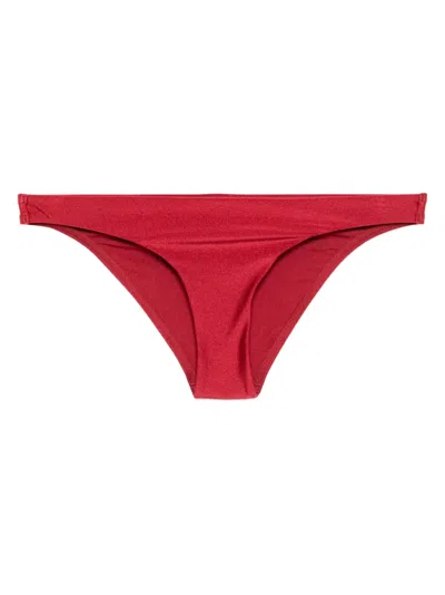 Zimmermann Stretch Bikini Bottom In Red