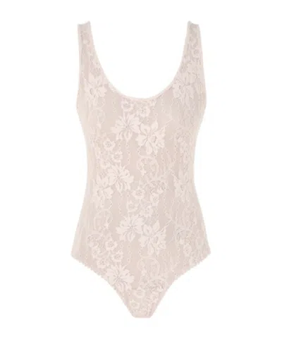 Zimmermann Stretch Lace Jumpsuit In Pink