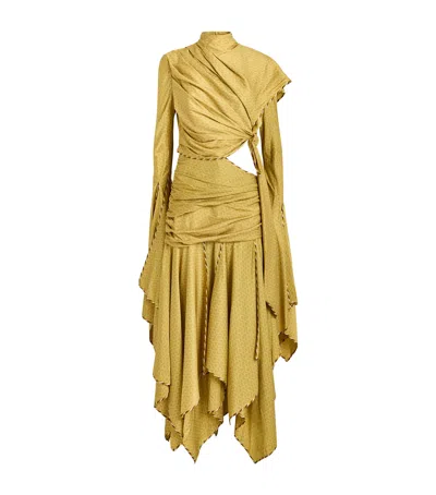 Zimmermann Stretch-silk Valiant Handkerchief Maxi Dress