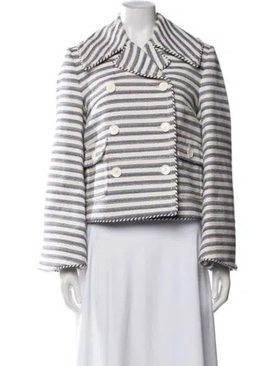 Pre-owned Zimmermann Striped Blazer In Neutral