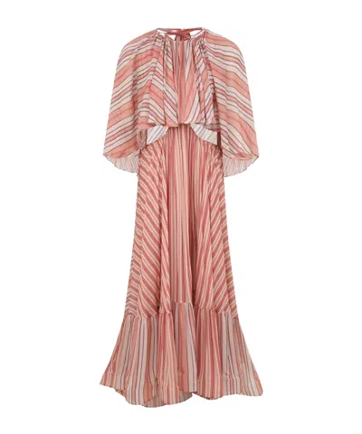 Zimmermann Striped Dress In Multi