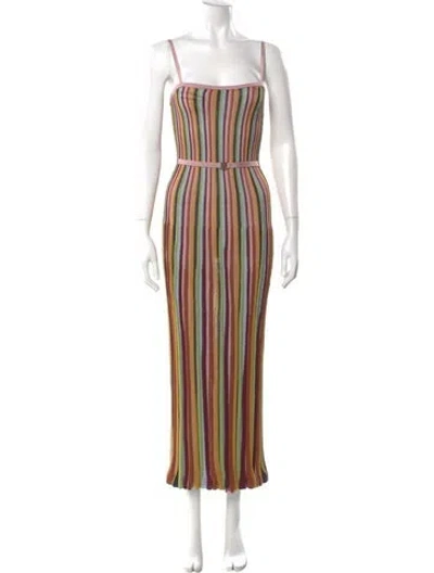 Pre-owned Zimmermann Striped Long Dress