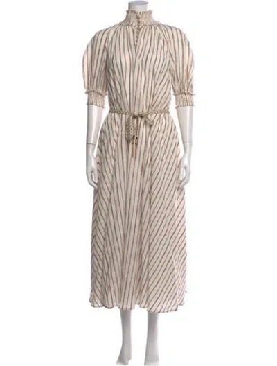 Pre-owned Zimmermann Striped Long Dress