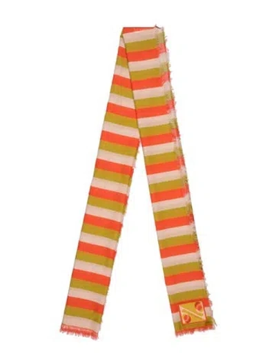 Pre-owned Zimmermann Striped Scarf In Neutrals