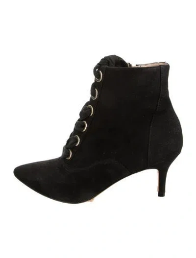 Pre-owned Zimmermann Suede Boots In Black