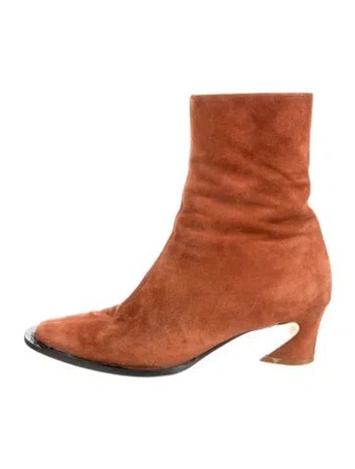 Pre-owned Zimmermann Suede Boots In Brown