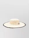 Zimmermann Sun Hat With Straw Construction And Wide Brim