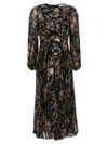 ZIMMERMANN SUNRAY MIDI DRESSES BLACK