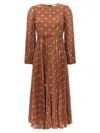 ZIMMERMANN SUNRAY MIDI DRESSES BROWN