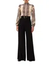 Zimmermann Sunray Pleated Blouse In Tea Paisley In Multi