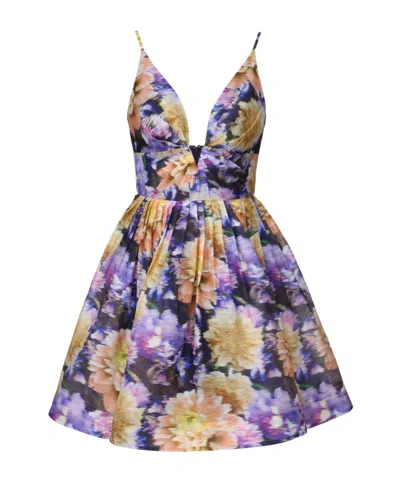 Zimmermann Suspender Dress In Multi