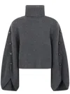 Zimmermann Sweater Buttoned "valiant" In Gray