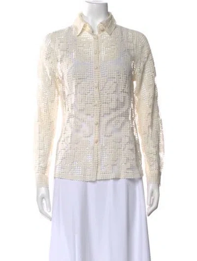 Pre-owned Zimmermann Sweater In Neutral