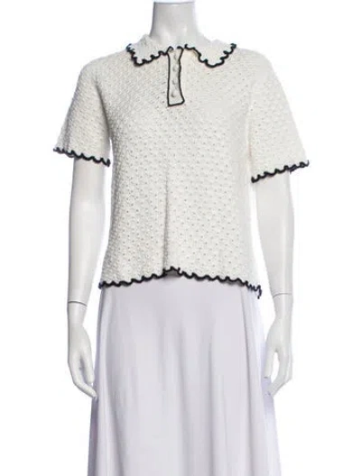 Pre-owned Zimmermann Sweater W/ Tags In White