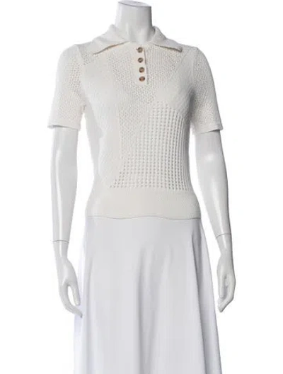 Pre-owned Zimmermann Sweater In White