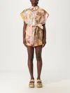 Zimmermann Ascension Floral-print Linen Playsuit